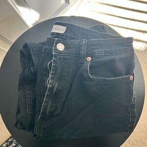 Zara Black Straight Jeans
